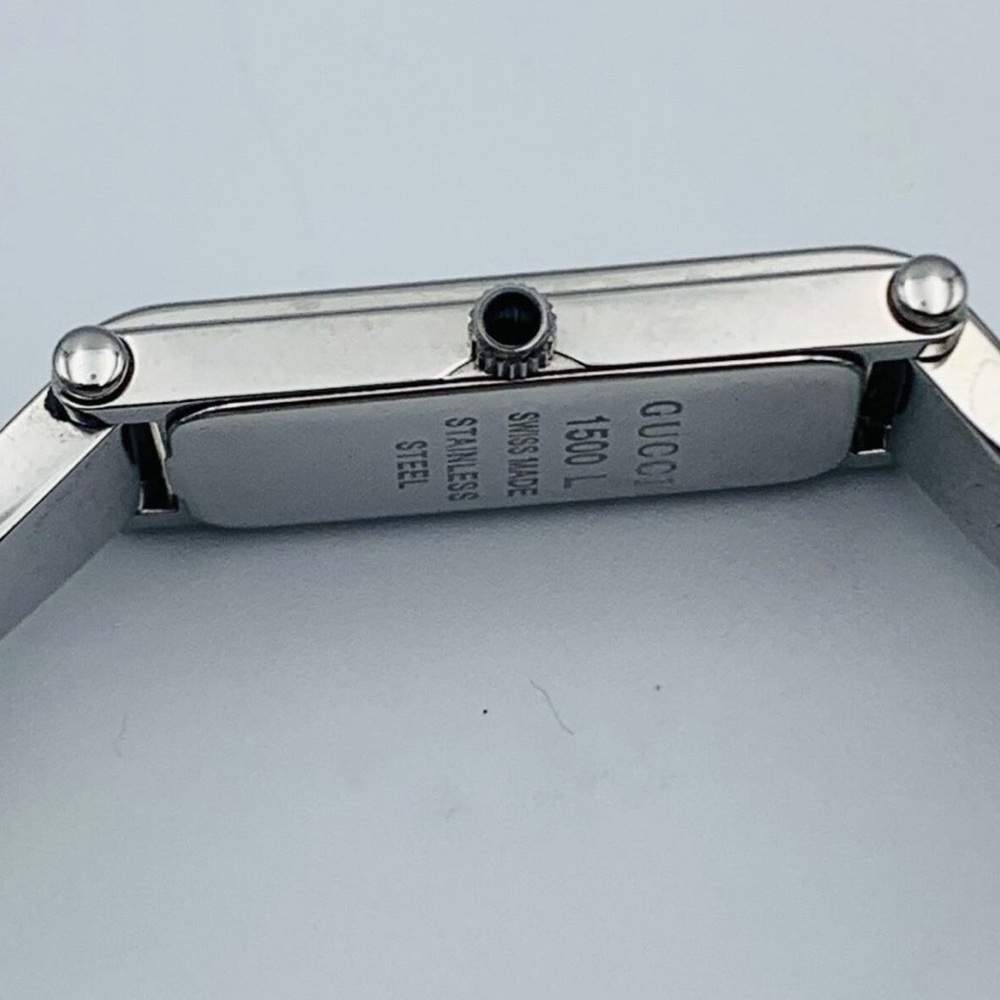 Gucci Silver Rectangular Watch - Picture 11 of 14